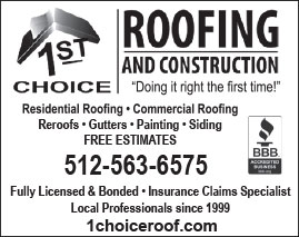 Classifieds - 1st Choice Roofing