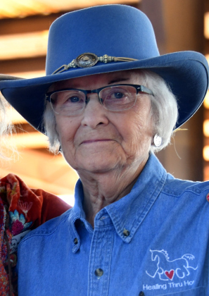 Barbara Brightwell, pictured here at the ROCK Cowgirl Brunch in November 2022, passed away June 9.