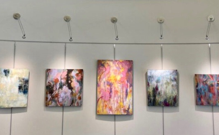 Michelle Stroescu’s “Alchemy” exhibit at the Georgetown City Hall through the end of June