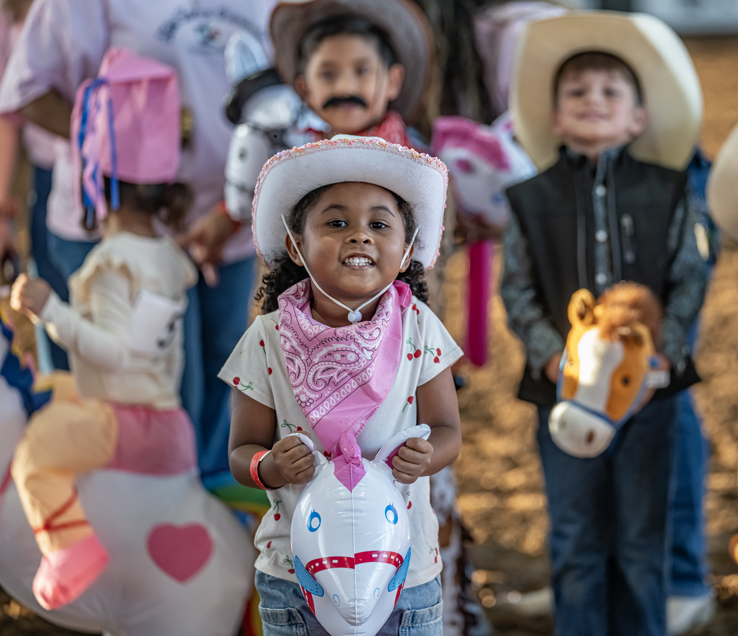 5-year-old Brooklynn Jones participated in the Stick Horse Parade during the Williamson County Fair, held on Wednesday, October 21, 2026. The fair and the Wiliiamson County Rodeo continued through October 24th at the Williamson County Expo Center. Photo by Andy Sharp