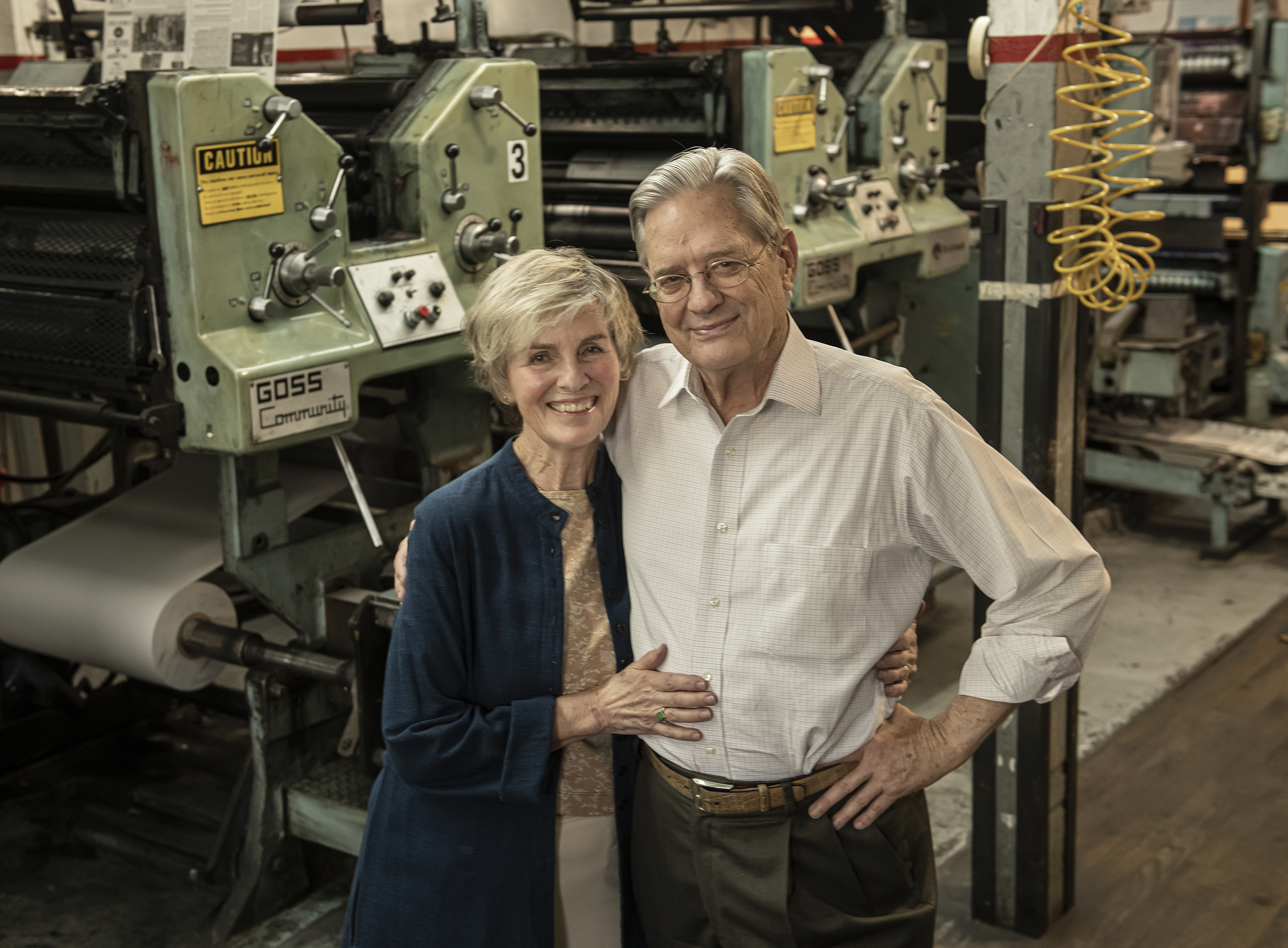 Owners and Publishers Linda Scarbrough and Clark Thurmond.