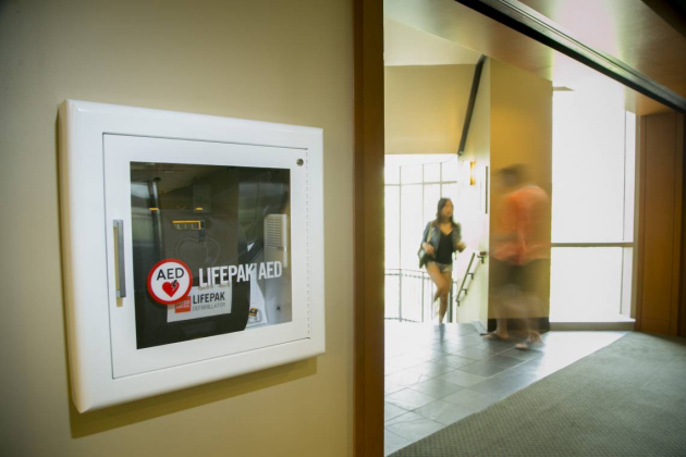 Narcan will be added to emergency kits near AEDs.