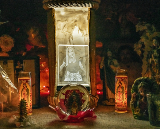 Alexandra Chavarria, who died in a car accident on Interstate 35  one year ago on December 20, 2021, at age 26, is shown in a photo placed by her mother Alma Espinoza.