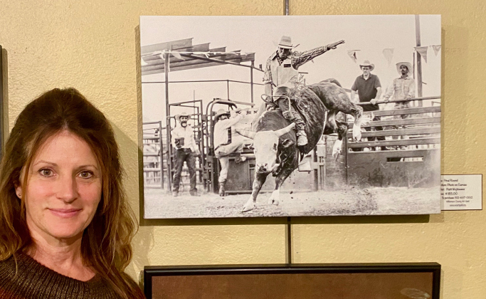 “Final Round” by Patti Wojtowecz is on display at the Williamson Museum.