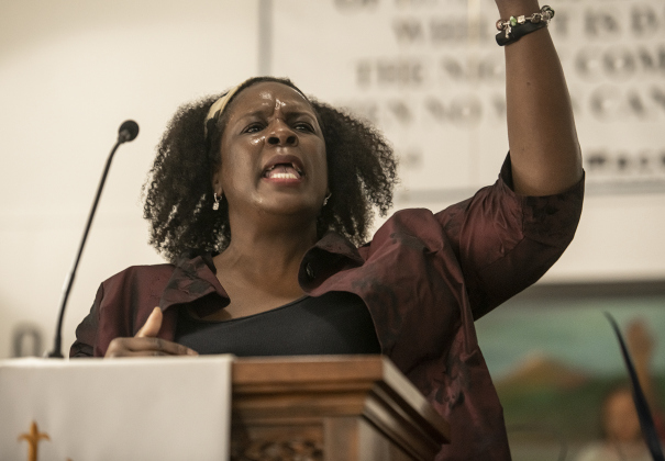Dr. Belinda R. White, with North Carolina-based Cornerstone Media, was the keynote speaker at Macedonia Baptist Church.