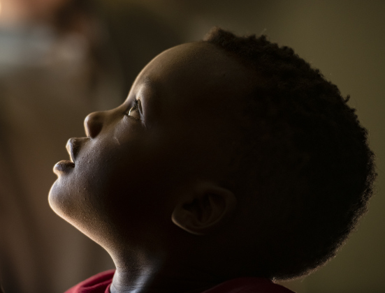 2-year-old Thomas Huemmer attended a program at the Allen R. Baca Center with his family during  Round Rock's 36th Annual Commemorative Dr. Martin Martin Luther King, Jr. Celebration on Saturday, January 14.