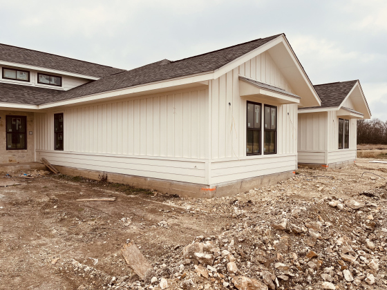 Future homes at Brookwood in Georgetown’s new residential facility, Grace Place, are under construction. (Courtesy BiG)