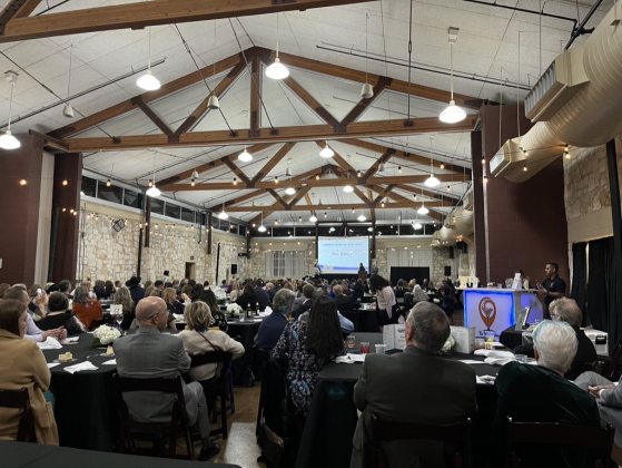 The annual Chamber banquet is held in the Georgetown Community Center, a location of many past celebrations for the group.