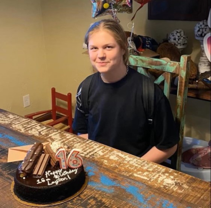  Layton Ivins at his 16th birthday September 19, 2022. Layton died of fentanyl poisoning in January 2023.