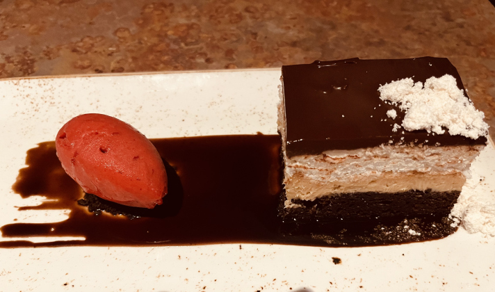 Alma’s Heaven and Hell dessert.