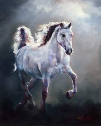 LaWann Tull’s “Midnight Run” is on display at the Georgetown Public Library through July 31.
