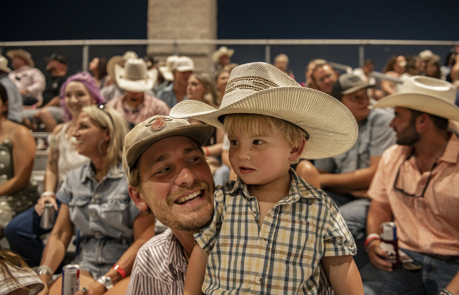 Ethan Copeland and his son Ryder, who will be two-years-old on August 30th, had fun together.