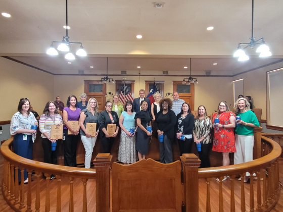 Williamson County employees of the year. Photo by Nalani Nuylan.