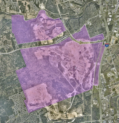 Proposed limits of industrial District 1