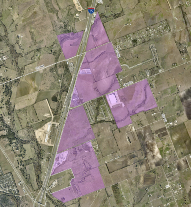 Proposed limits of industrial District 4