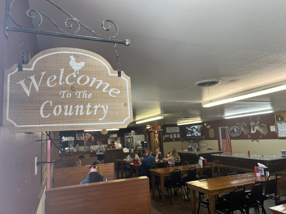 The dining room at Dale's.