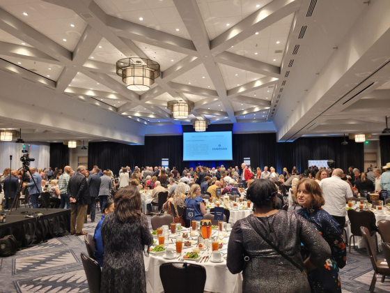 Kalahari Resort Convention Center is flooded with nearly 650 people from 34 Central Texas nonprofits during the Community Foundation Legacy Luncheon September 13.  Photo by Nalani Nuylan.