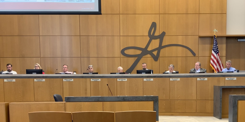 City Council pulled the item from the statutory consent agenda to speak on the record about their thoughts on the new state law. (Photo by Kaitlyn Wilkes)