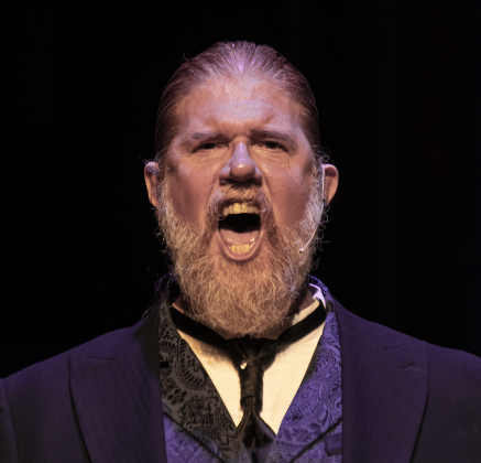 Ross Millsap, as Sir Danvers Carew, is pictured in a Thursday, October 5, 2023 dress rehearsal of "Jekyll &amp; Hyde," playing on the Palace's Springer Stage through November 5h.    Photo by Andy Sharp.