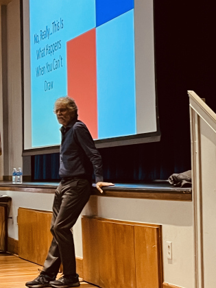 Former New York University faculty member Jim Spellos had Sun CIty residents spellbound with his recent presentation about artificial intelligence technology.