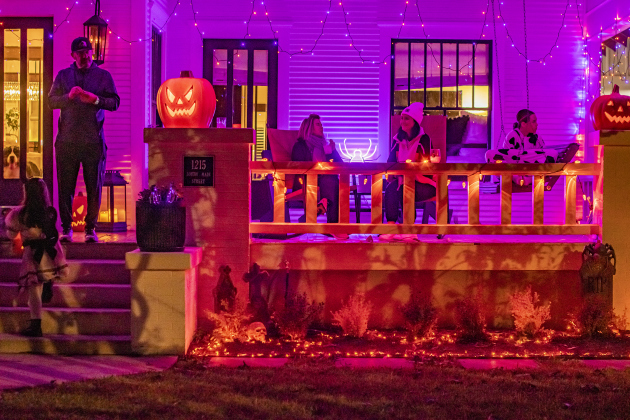 Wade Walden's home along Main Street was well-decorated on  Halloween  on Tuesday, October 31, 2023.