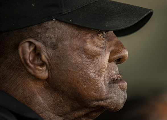 Retired Army Sergeant Major Willie Floyd, 82, was among attendees at the Field of Honor  opening ceremonies on Sunday, November 5, 2023.