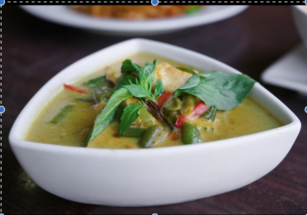 Jaiwai's green curry.