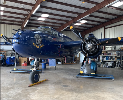 The Devil Dog is classified as a PBJ, meaning Patrol Bomber, with the J noting the manufacturer.  (Photo Credits Kaitlyn Wilkes)