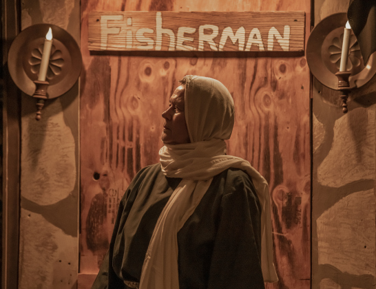 Rose Machu was one of the villagers in Bethlehem at Immanuel Lutheran Church for their Pilgrimage to Bethlehem, the church's Live Nativity, on Saturday, December 9, 2023.