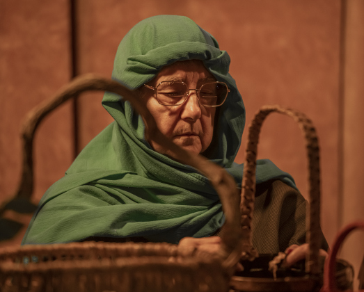 Anna Herms was a villager in Bethlehem at  Immanuel Lutheran Church for the Pilgrimage to Bethlehem, the church's Live Nativity, on Saturday, December 9, 2023.