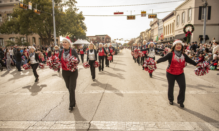 The Sun City Georgettes participated in the parade.