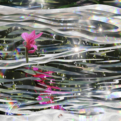 “Inspire” by Leslie Kell is on display at Georgetown City Hall through the end of March.