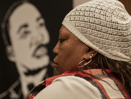  LaNell Mitchell was one of the attendees during Taylor's Dr. Martin Luther King, Jr. holiday observance held in the Taylor City Hall auditorium on Monday, January 15. 