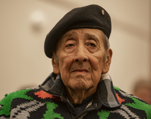 Alfredo Delgado attended Taylor's Dr. Martin Luther King, Jr. holiday observance held in the Taylor City Hall auditorium on Monday, January 15.