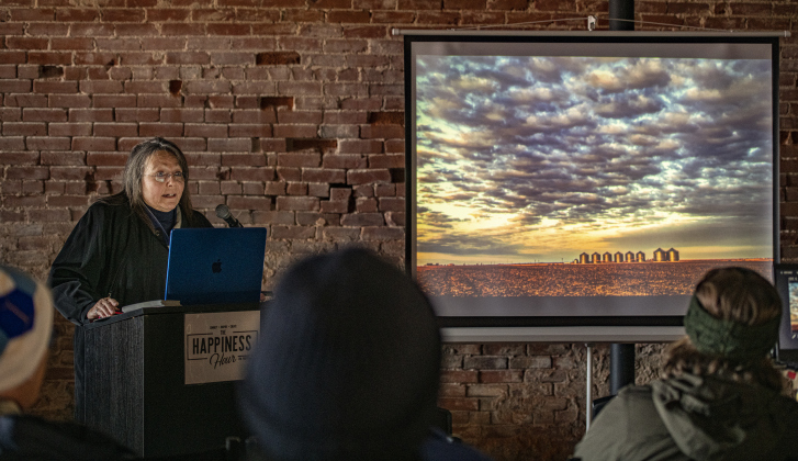 Elgin-based photographer Tricia Zeigler's speaking topic was entitled "My Backroad Wandering Journey"  on Saturday, January 20, 2024 at Pistons On The Bricks, a car show and photography event hosted by the Texas Photography Festival and the Williamson Museum.