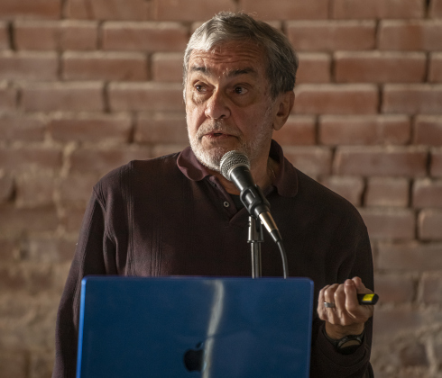 ustin photographer Egidio Leitao spoke about "My Texas Playground," a reference to his love of state and national parks in Texas.