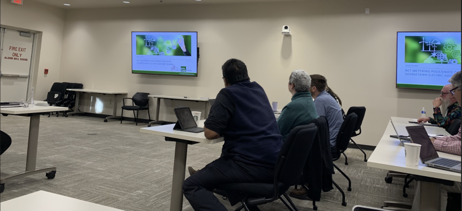 At the January 18 Electric Board meeting, the solution was presented to the board who approved a recommendation of the plan to City Council. (Photo by Kaitlyn Wilkes