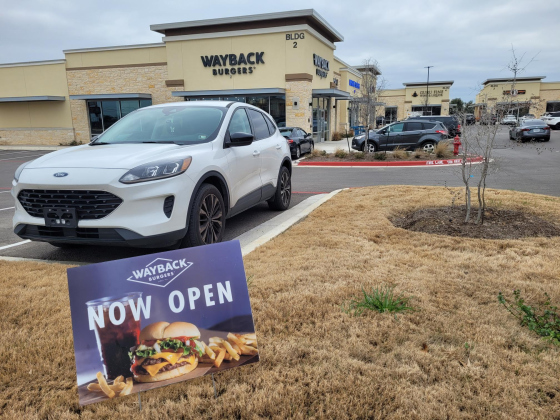 Wayback Burgers opened a new franchise location in Cedar Park off of Whitestone Boulevard, near Walton Way. Photo by Nalani Nuylan.