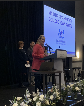 For their collaboration and efforts to integrate Southwestern students into the community, The Georgetown Project win the Martha Diaz Hurtado College Town Award.