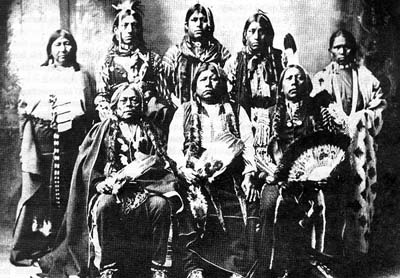 Tonkawa people in 1898