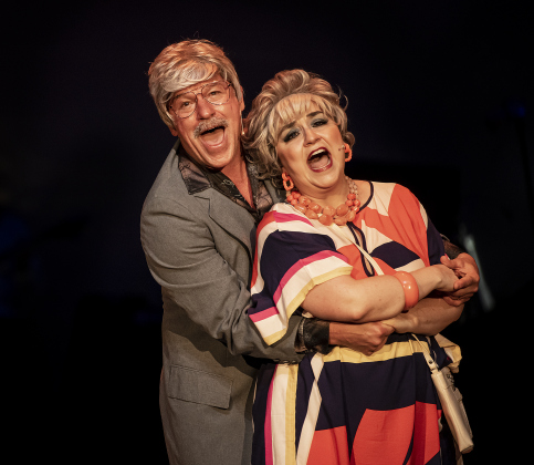 Kirk Kelso, as Maury, and Samantha Watson, playing Shirley.