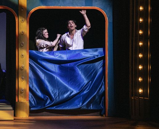 Sarah Jordan, as Marianne, and Will Mallick, as Chad, are shown in  a Thursday, March 21.