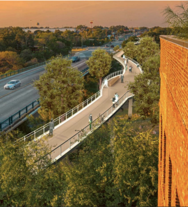 Georgetown City Council chose the first bridge design, which was the least expensive option presented and would cost about $14 million. (Courtesy City of Georgetown)