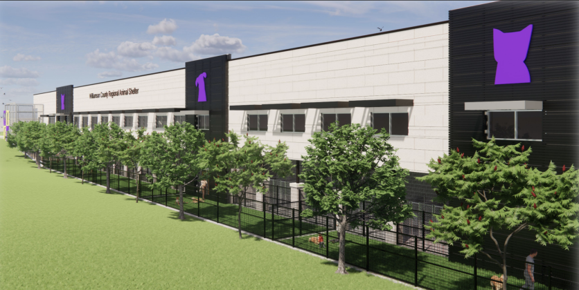 With the Georgetown Animal shelter joining the county shelter, this rendering is an idea of what the new county shelter could look like. (Courtesy City of Georgetown)