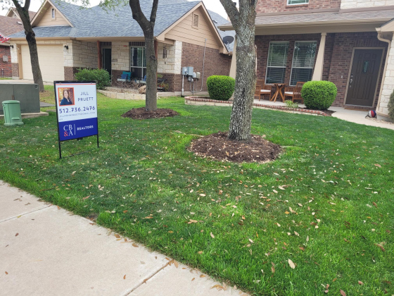 A house in Cold Springs in Leander goes up for sale. Photo by Nalani Nuylan.