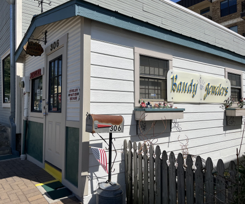 Bandy Jewelers is located at 306 West Eighth Street.