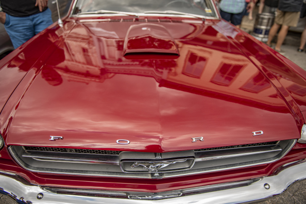 A 1965 Ford Mustang owned by Isaac Marquez was one of the car show entrants at  the 25th Annual Red Poppy Festival on Saturday, April 27.