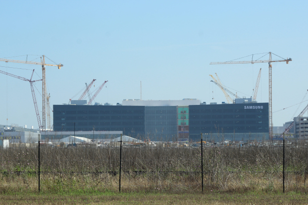 The Samsung Semiconductor plant in Taylor is finalizing construction. The facility is scheduled to open in 2025.