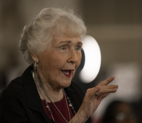 95-year-old Nettie Ruth Bratton, a 1948 Southwestern University graduate, was recognized during the Georgetown Cultural Citizen Memorial Association's 72nd Annual Juneteenth Celebration on Saturday, June 15, 2024.