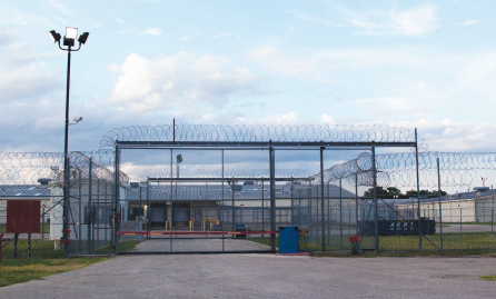 No guards stand watch at the Bartlett State Jail on July 12, 2017. Sun Archive.